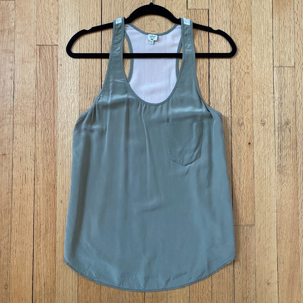 Aritzia Wilfred 100% Silk Tank